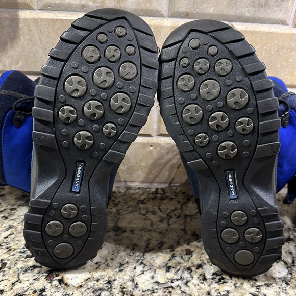 Lands End Youth Boys Blue and Black Winter Snow Boots - Picture 2 of 4